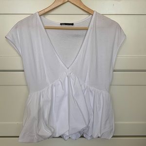 Zara White top